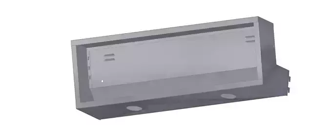 Lightning box for EU Shelving system L100cm