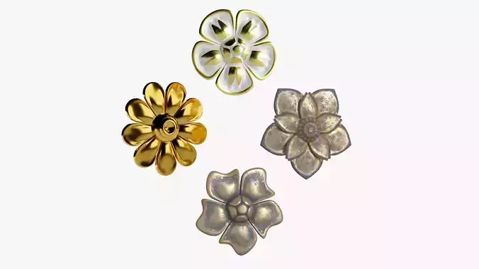 Flower 01 3D model