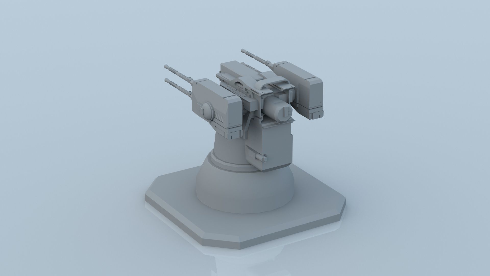 sci fi laser battery guns 3D model_5