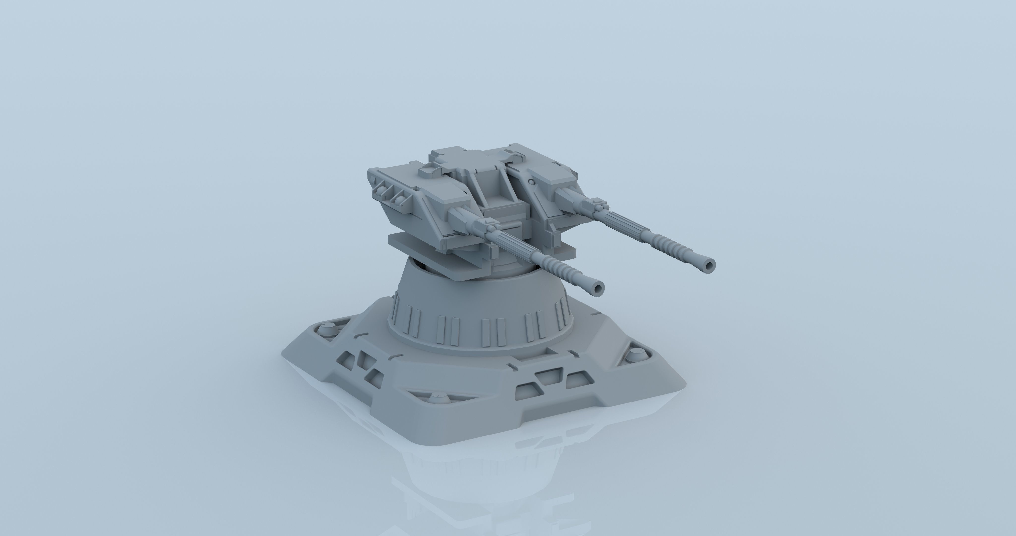 sci fi laser battery guns 3D model_6