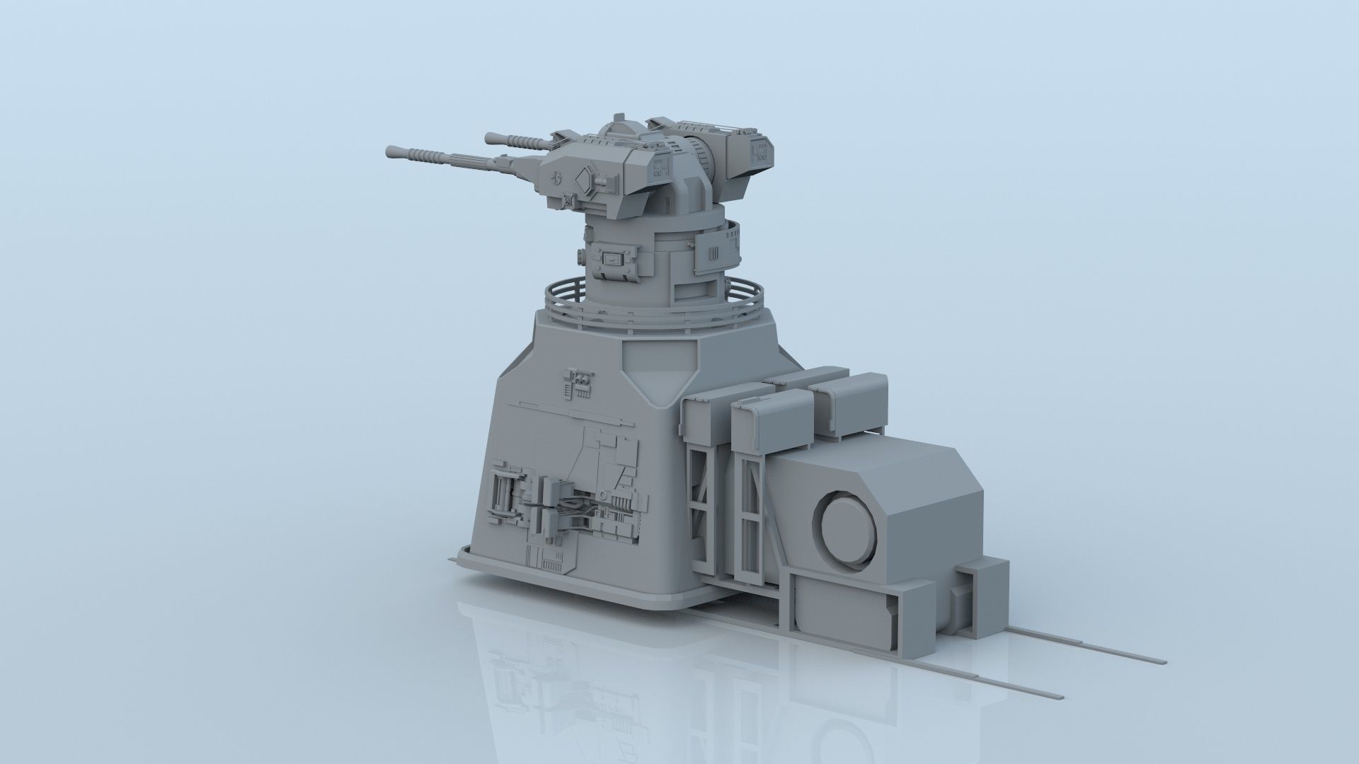 sci fi laser battery guns 3D model_9