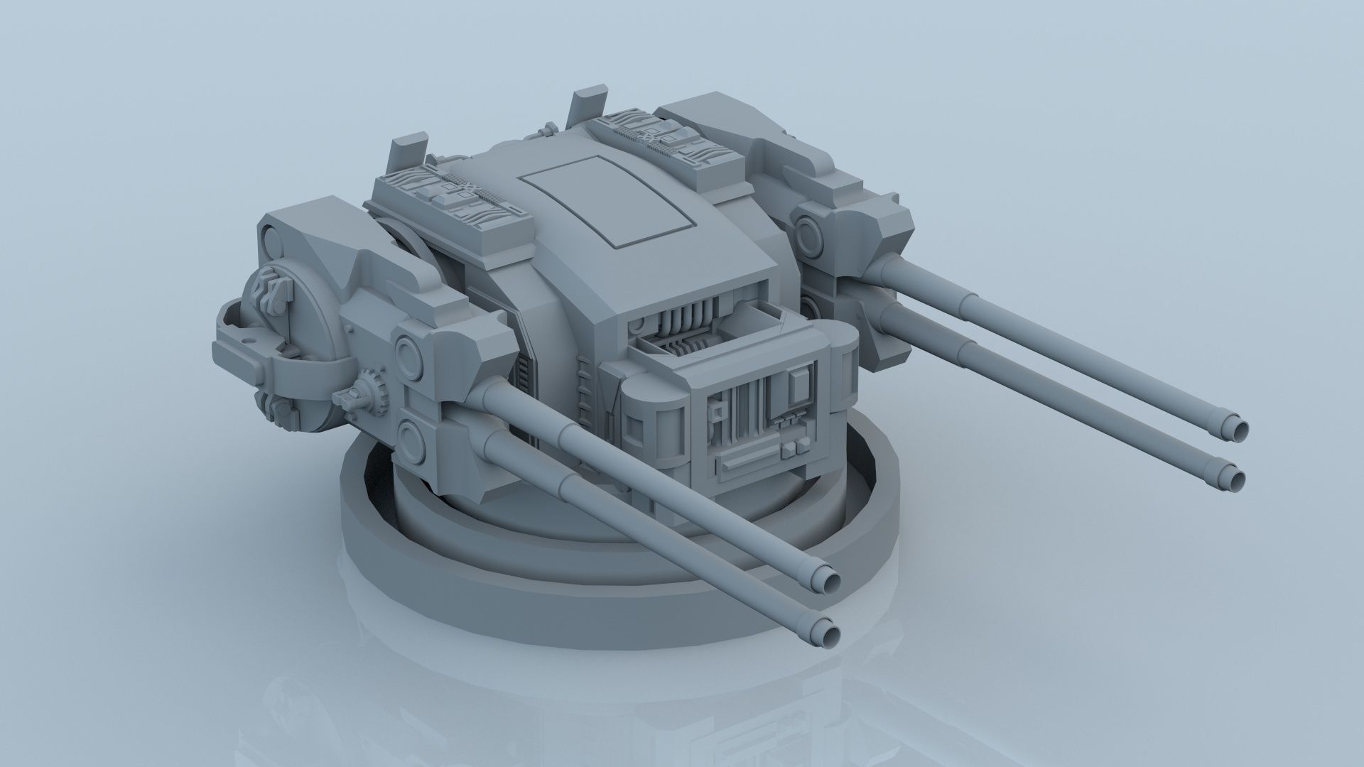 sci fi laser battery guns 3D model_12