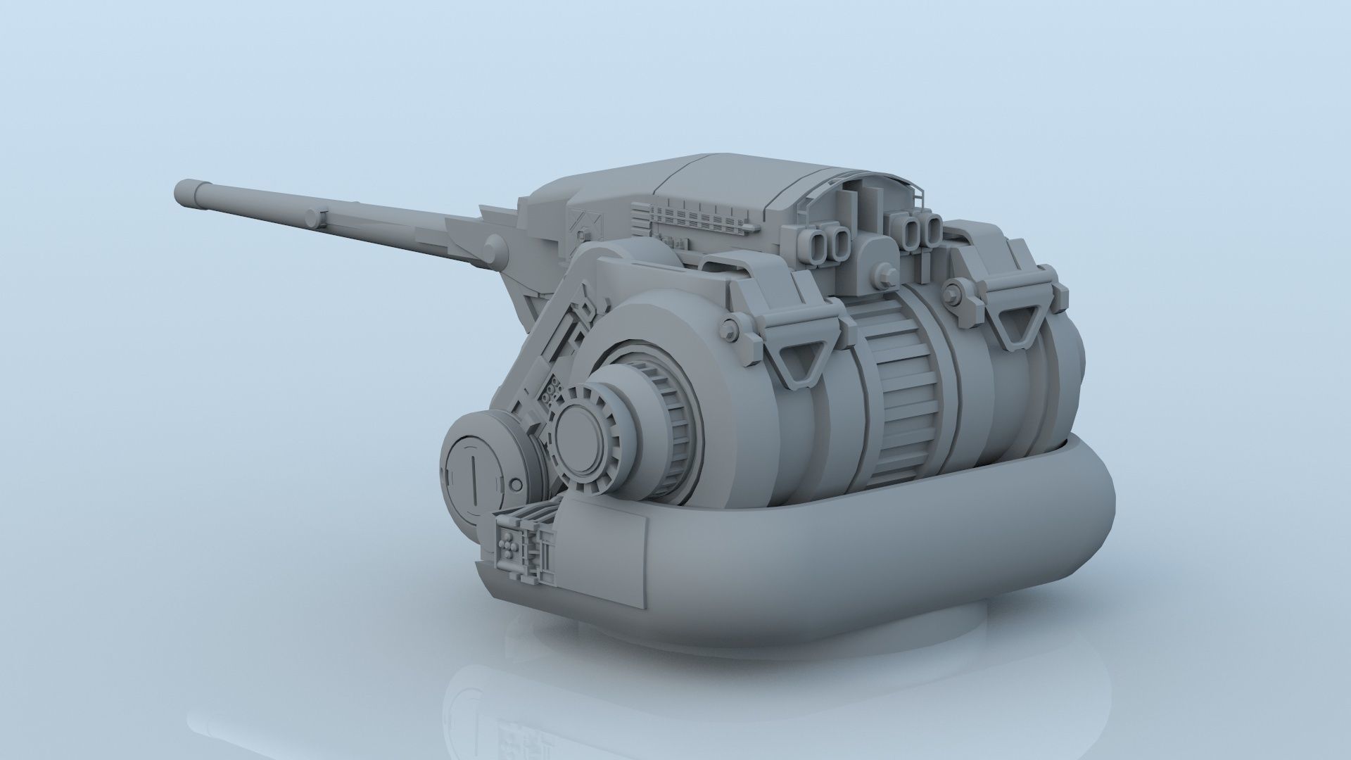 sci fi laser battery guns 3D model_11