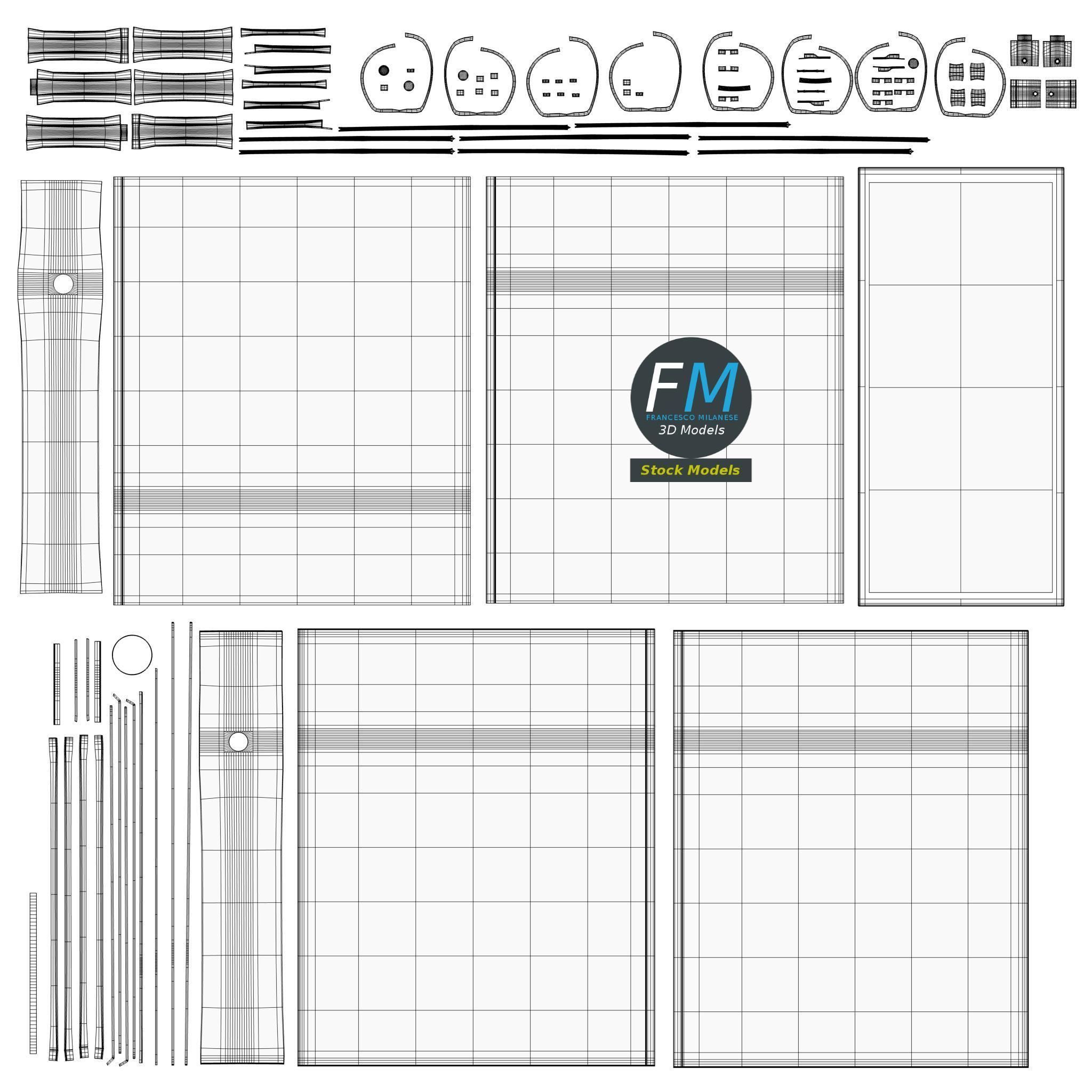 Big ring binders 3D model_13