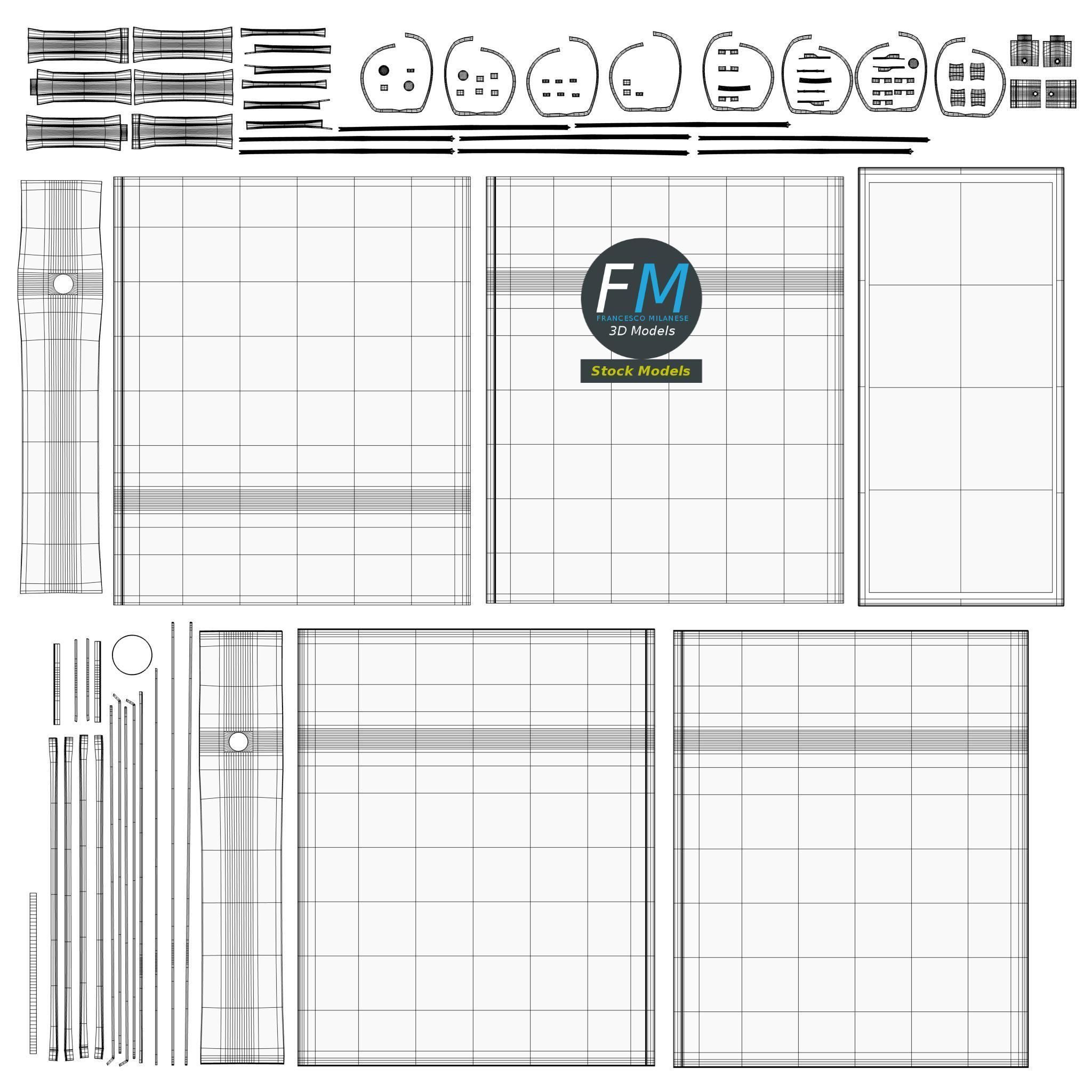Big ring binders 3D model_12