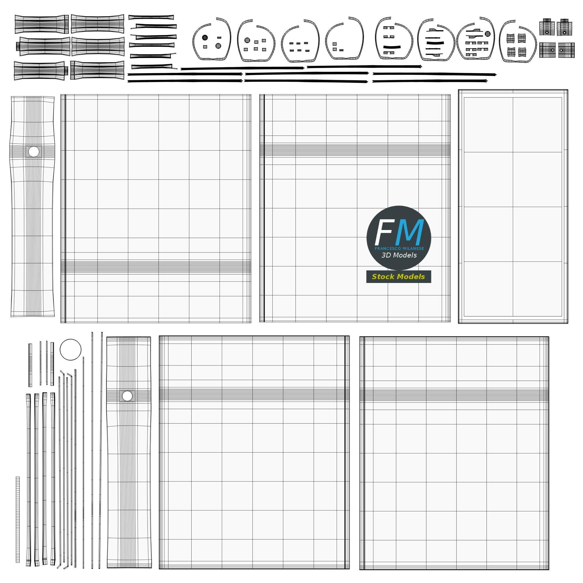 Big ring binders 3D model_11