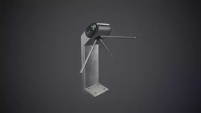 Security Turnstile 3 PBR Game Ready