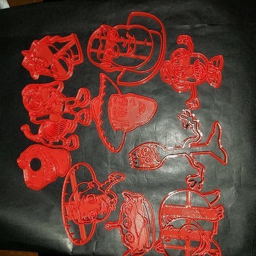 pack cookie cutter toy story forky and more 3D print model