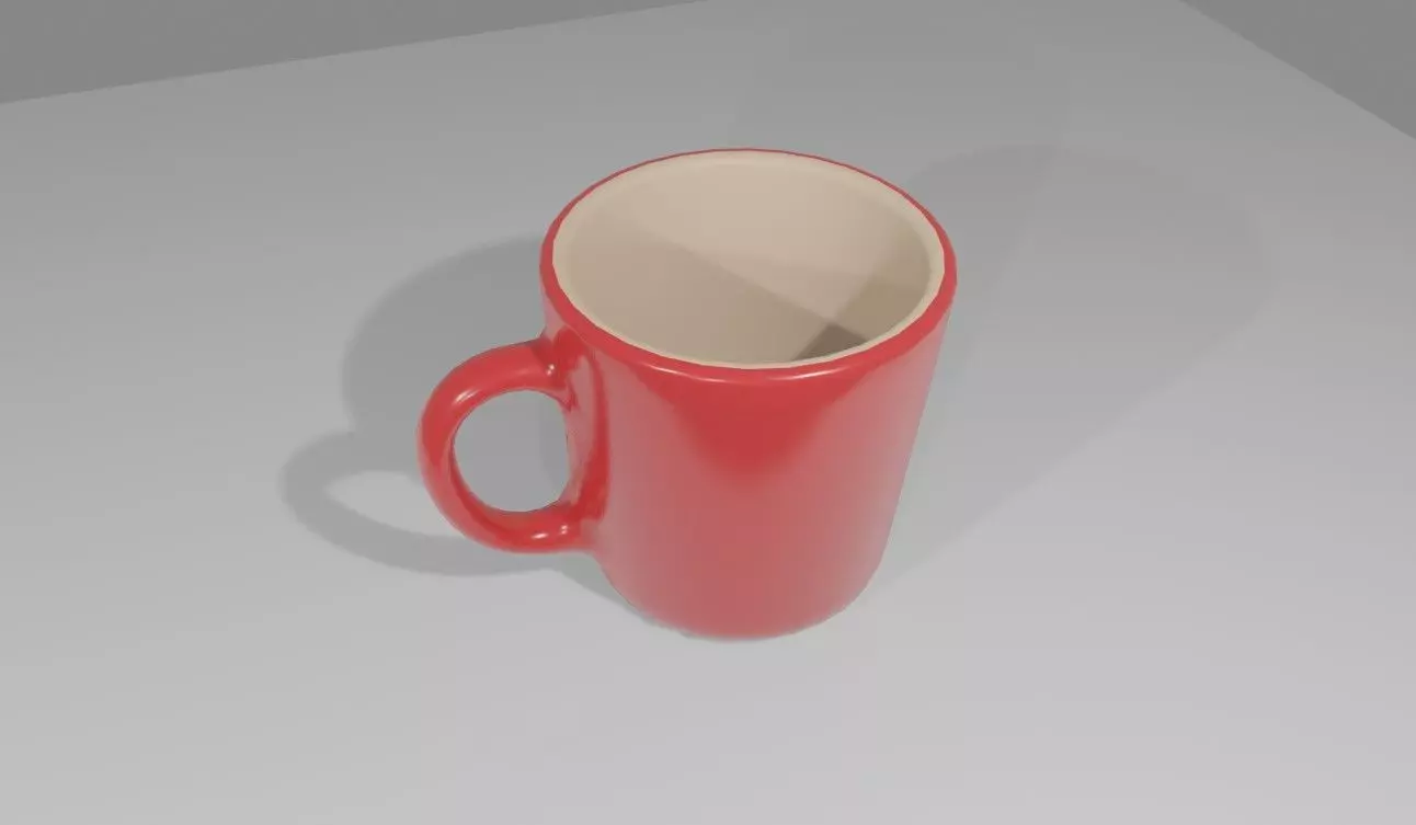 Cup Tea - Xicara de Cha Low-poly 3D model