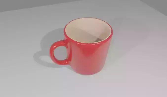 Cup Tea - Xicara de Cha Low-poly 3D model