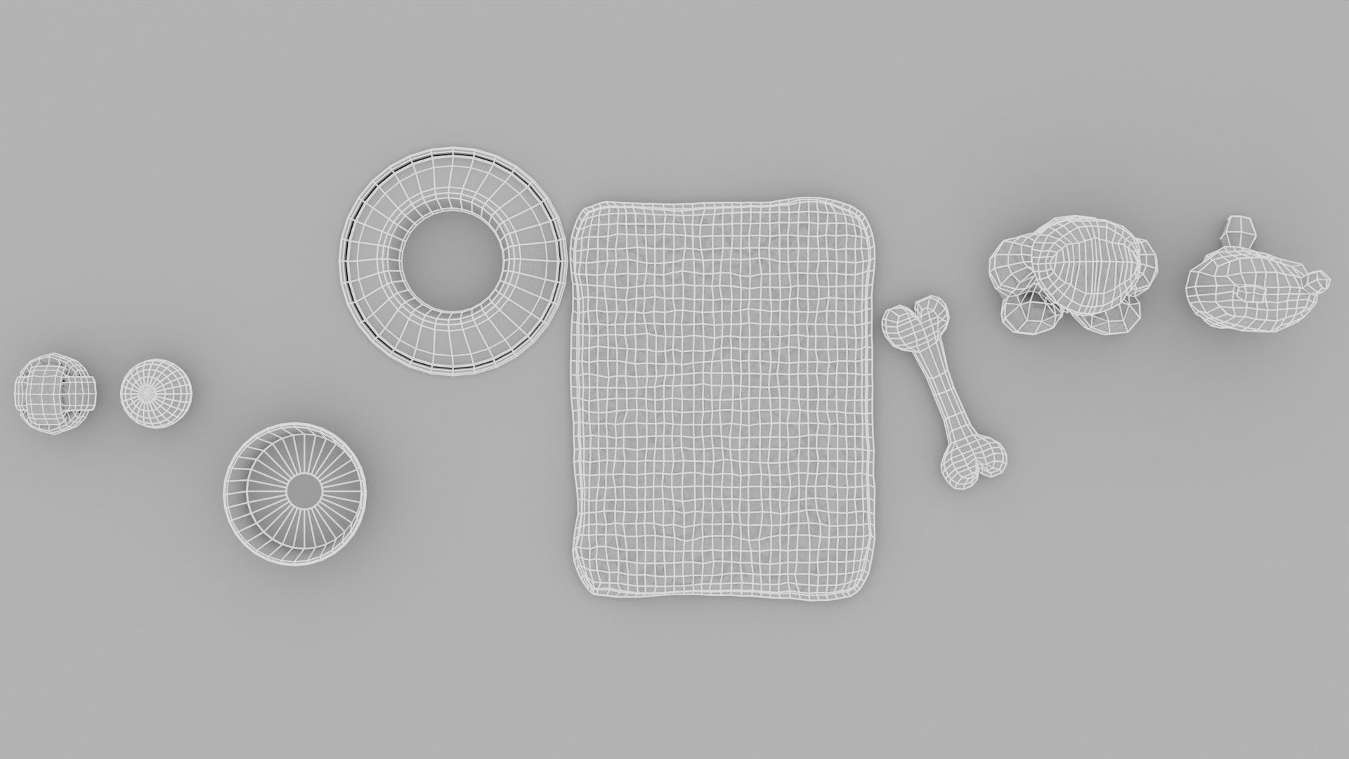 Dog Toy Asset - Game Ready Low-poly 3D model_36