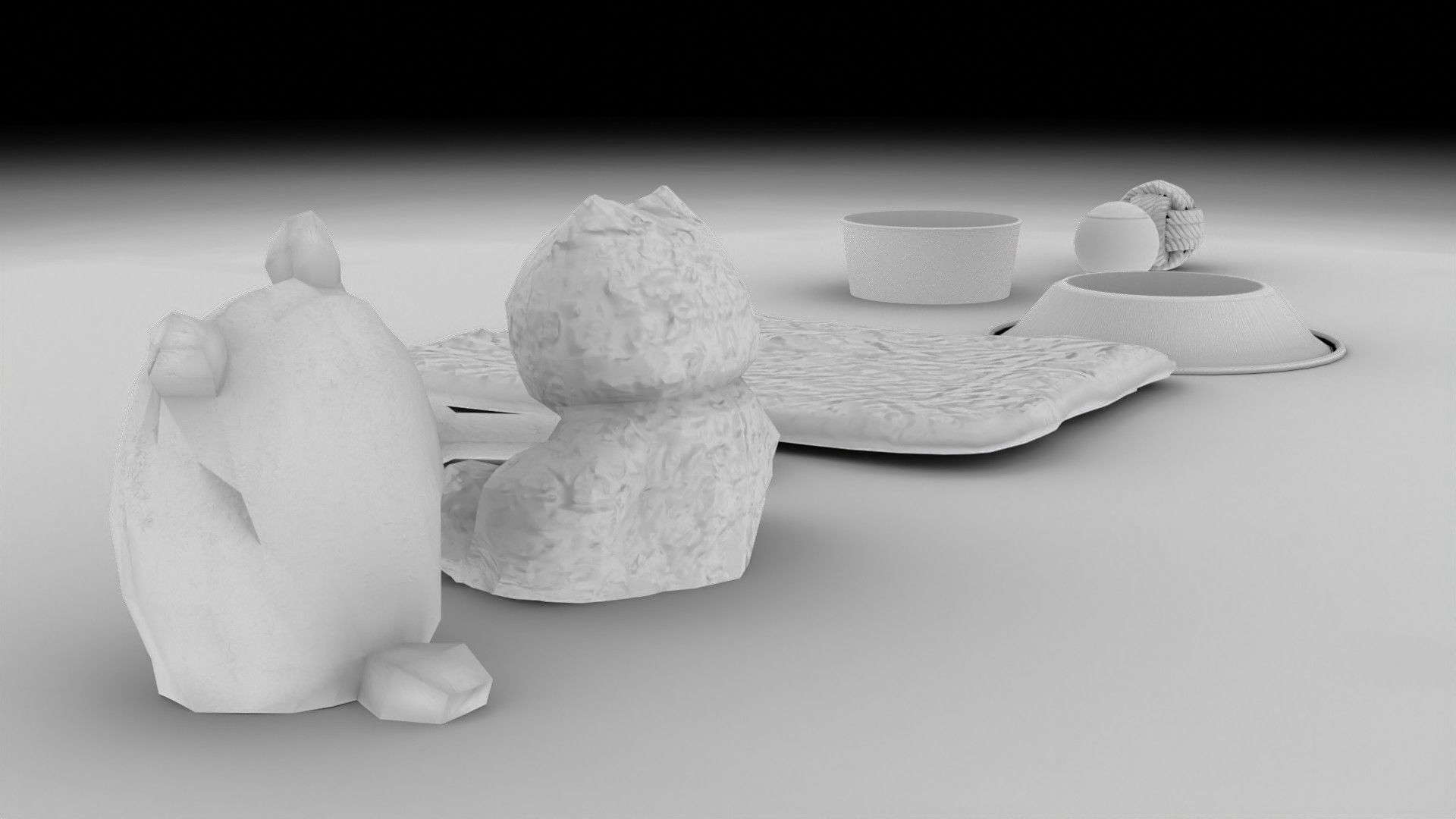 Dog Toy Asset - Game Ready Low-poly 3D model_24