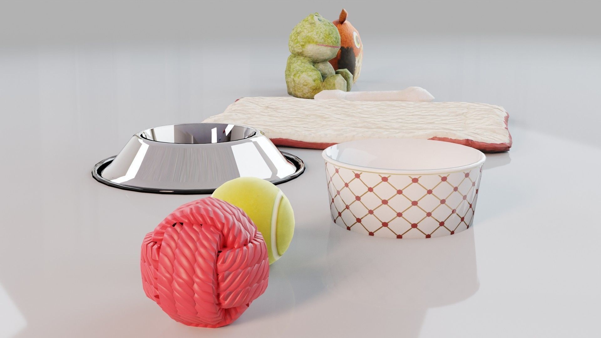 Dog Toy Asset - Game Ready Low-poly 3D model_2