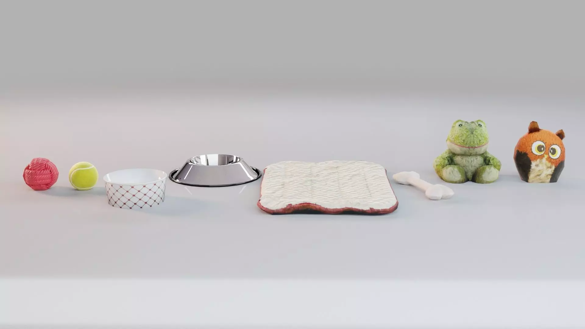 Dog Toy Asset - Game Ready Low-poly 3D model_0