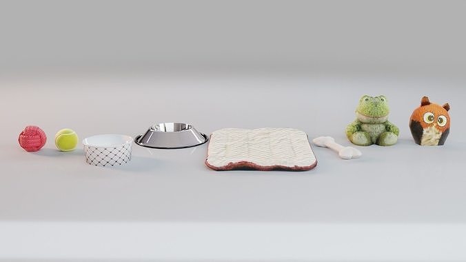 Dog Toy Asset - Game Ready Low-poly 3D model