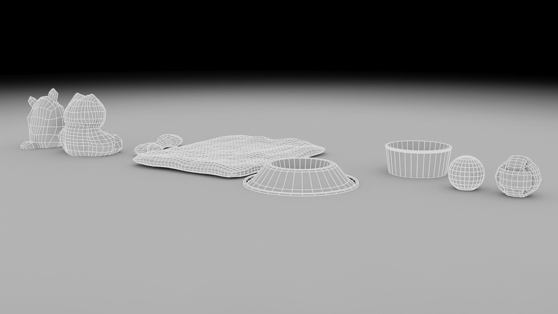 Dog Toy Asset - Game Ready Low-poly 3D model_39