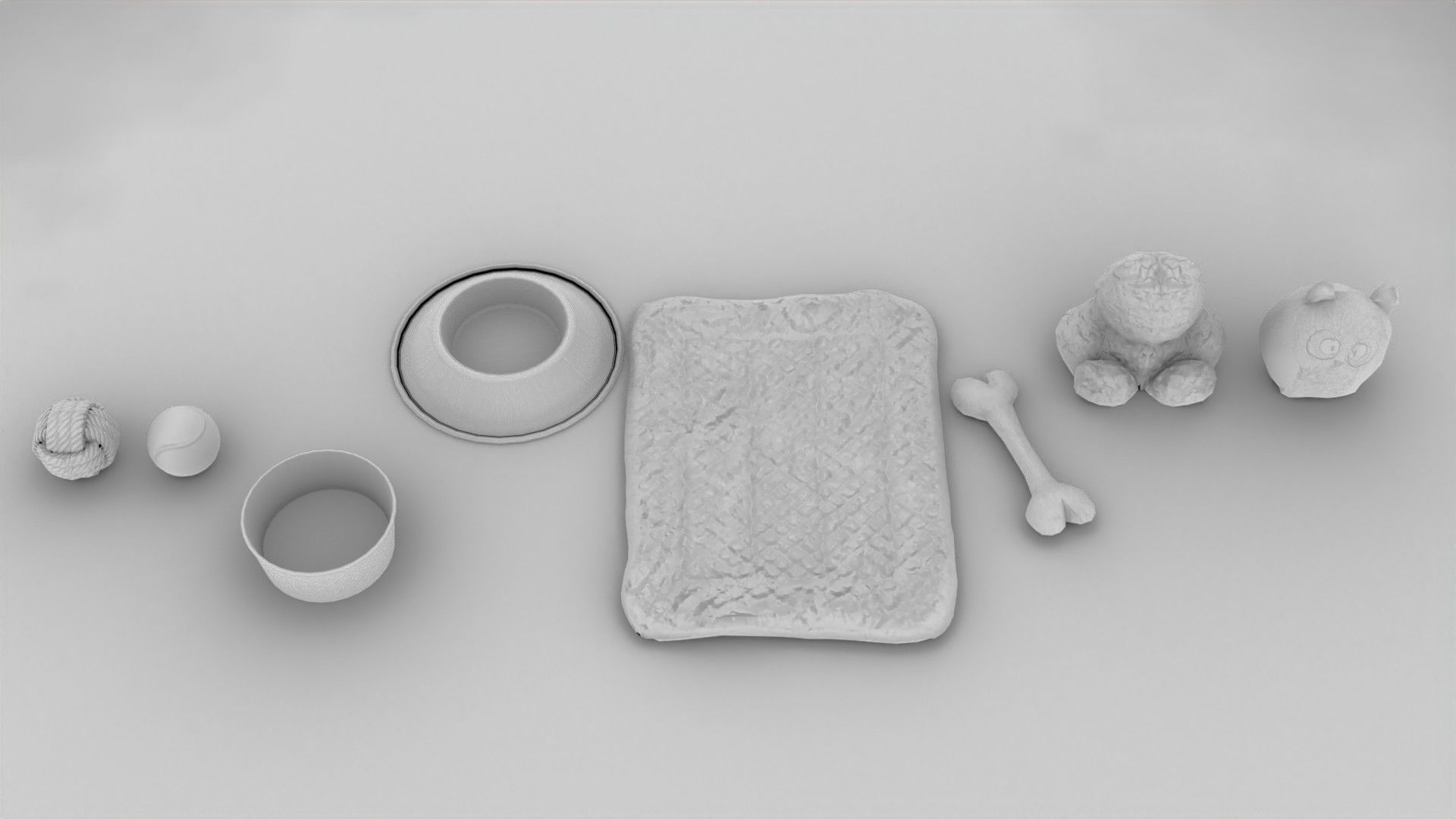 Dog Toy Asset - Game Ready Low-poly 3D model_23