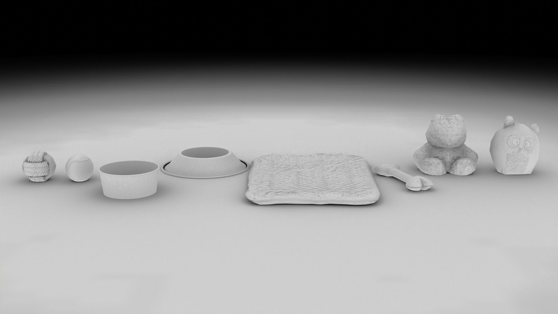 Dog Toy Asset - Game Ready Low-poly 3D model_14