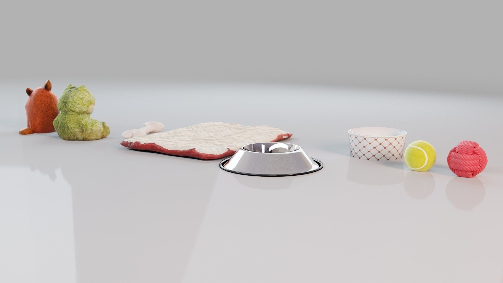 Dog Toy Asset - Game Ready Low-poly 3D model_6