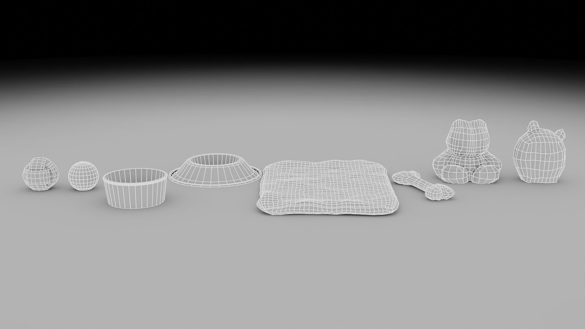 Dog Toy Asset - Game Ready Low-poly 3D model_28