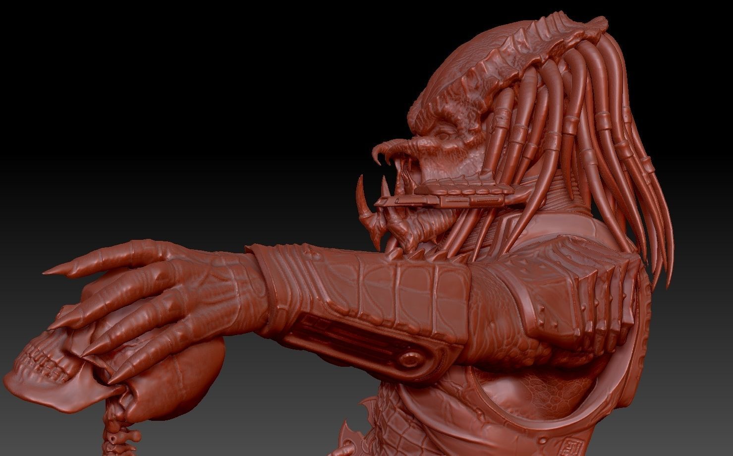 predator 2 inspired city hunter 3D print model_1