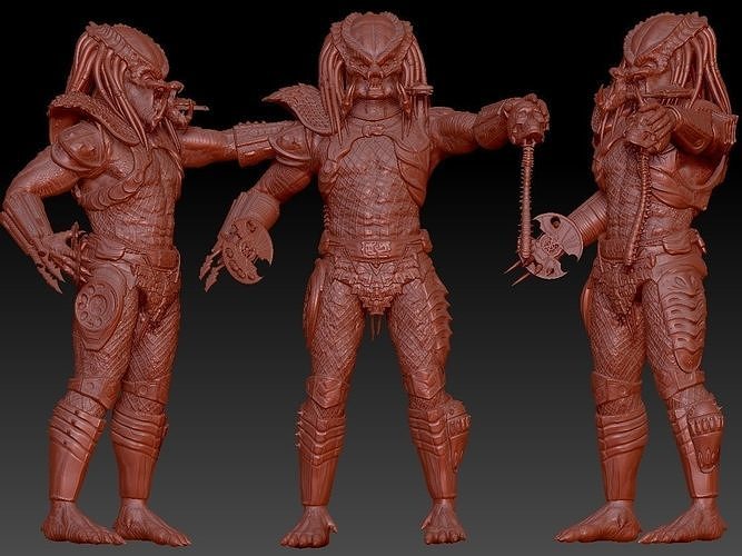 predator 2 inspired city hunter 3D print model