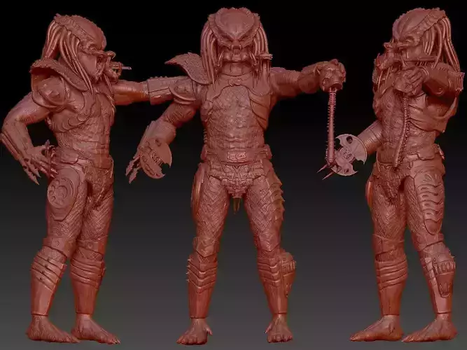 predator 2 inspired city hunter 3D print model