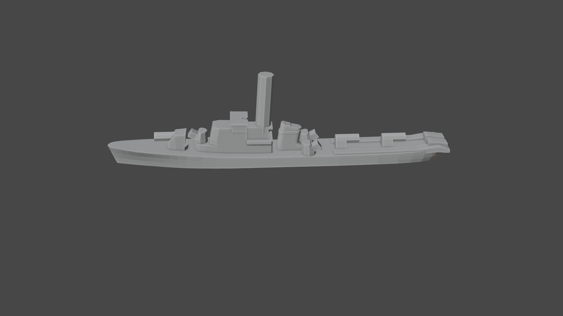 Russian Kronshtadt Class Submarine Chaser 3D print model_1