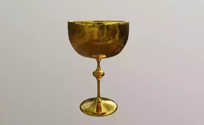 Gold Chalice - Calice de Ouro Low-poly 3D model