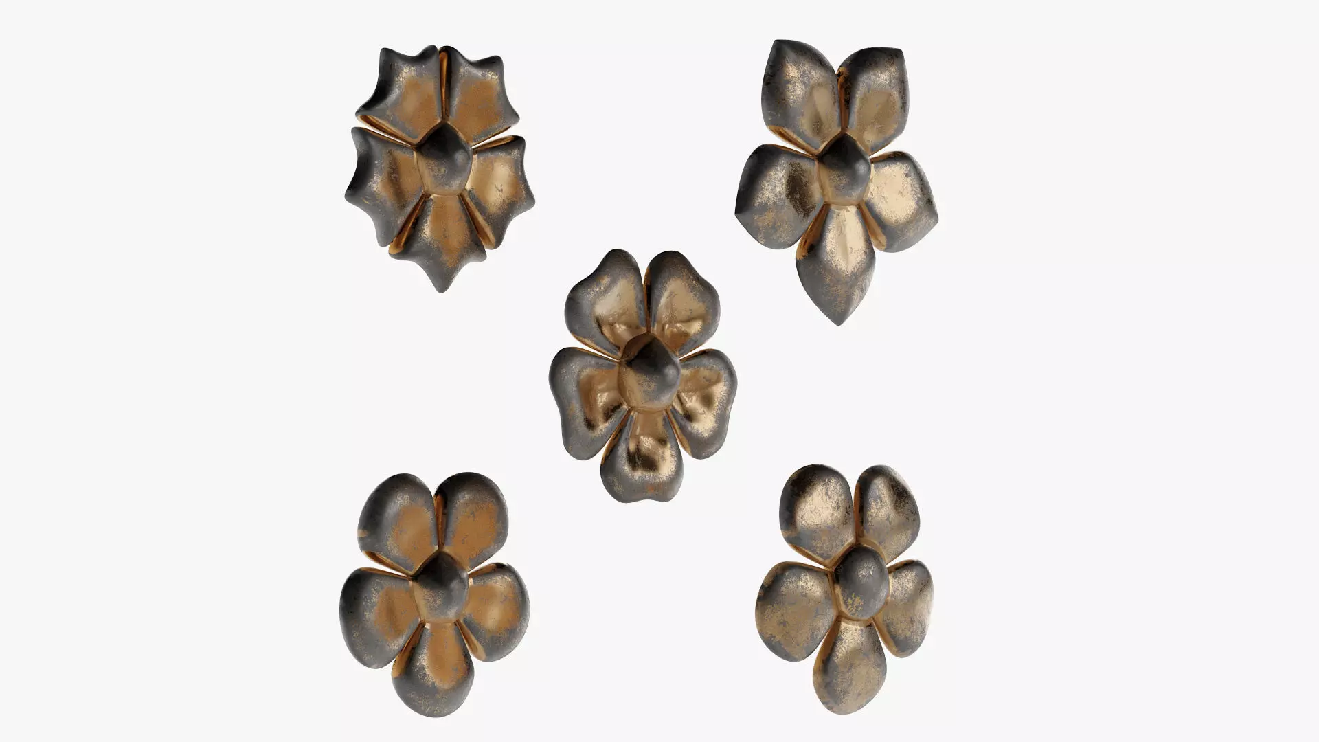 Flower 02 3D model_5