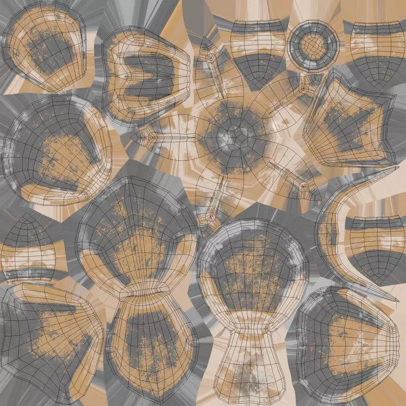 Flower 02 3D model_3