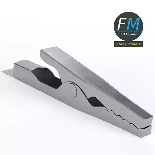 Crocodile clip 3D model