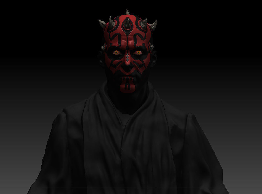 Ray Park - Darth Maul - Star Wars 3D print model_2