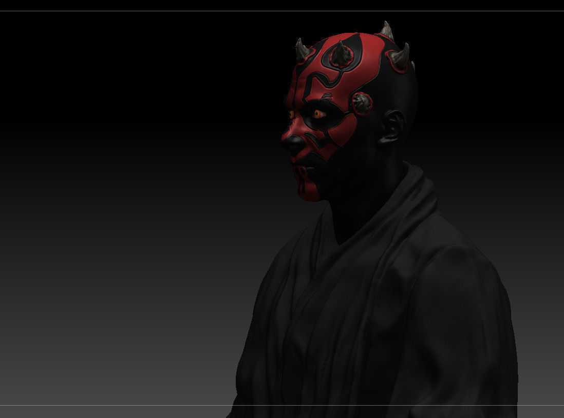 Ray Park - Darth Maul - Star Wars 3D print model_4