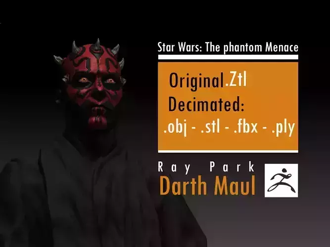 Ray Park - Darth Maul - Star Wars 3D print model