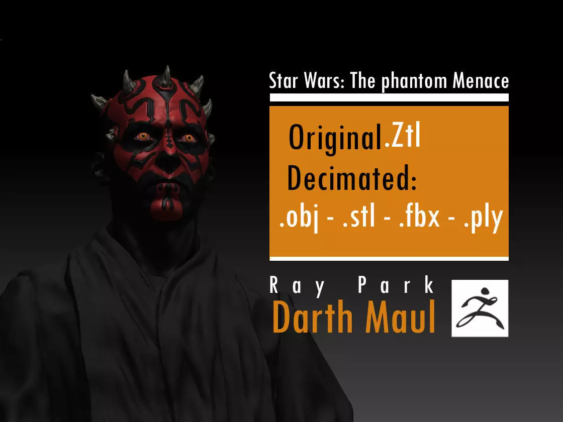 Ray Park - Darth Maul - Star Wars 3D print model_0