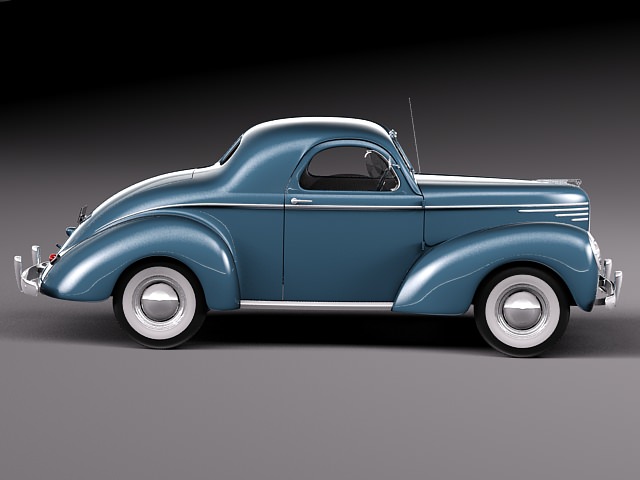 Willys Coupe 1940 3D model_5