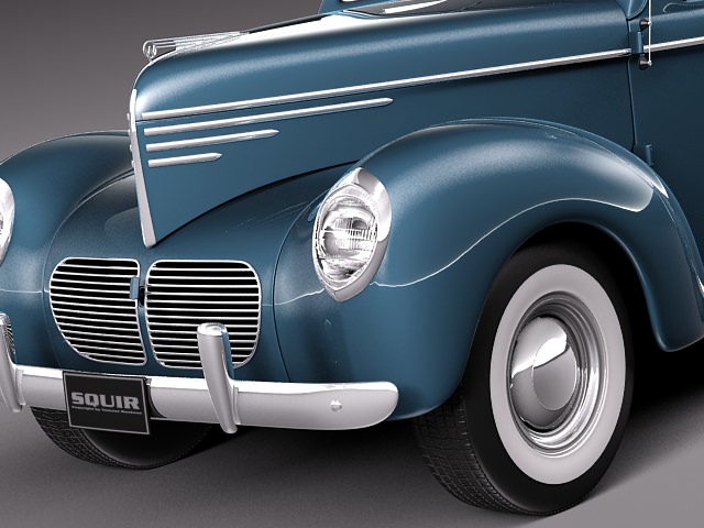 Willys Coupe 1940 3D model_2