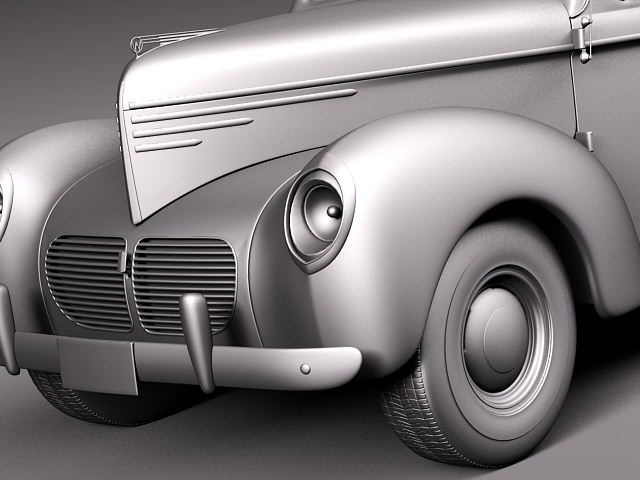 Willys Coupe 1940 3D model_9