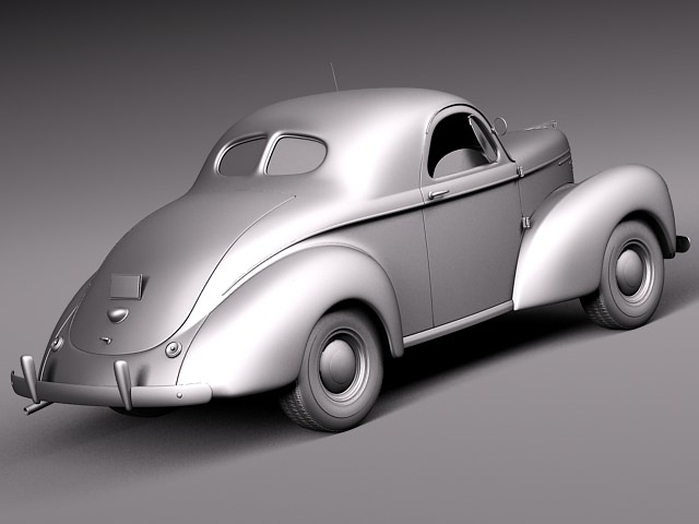 Willys Coupe 1940 3D model_11