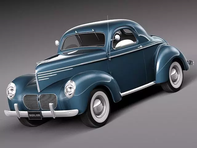 Willys Coupe 1940 3D model_0