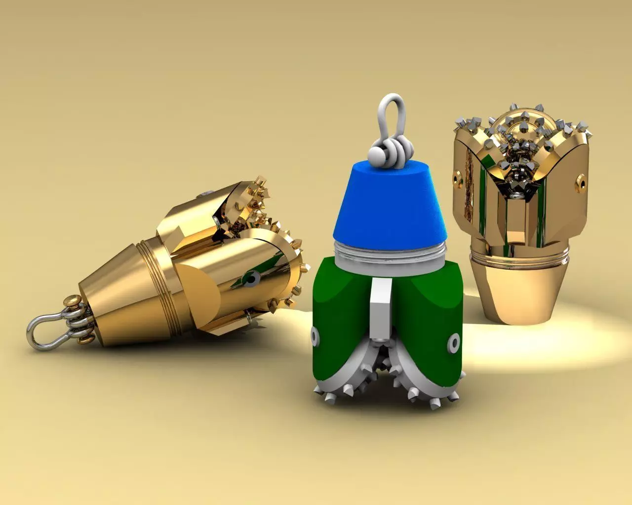 Oil Drill Bit 3D print model