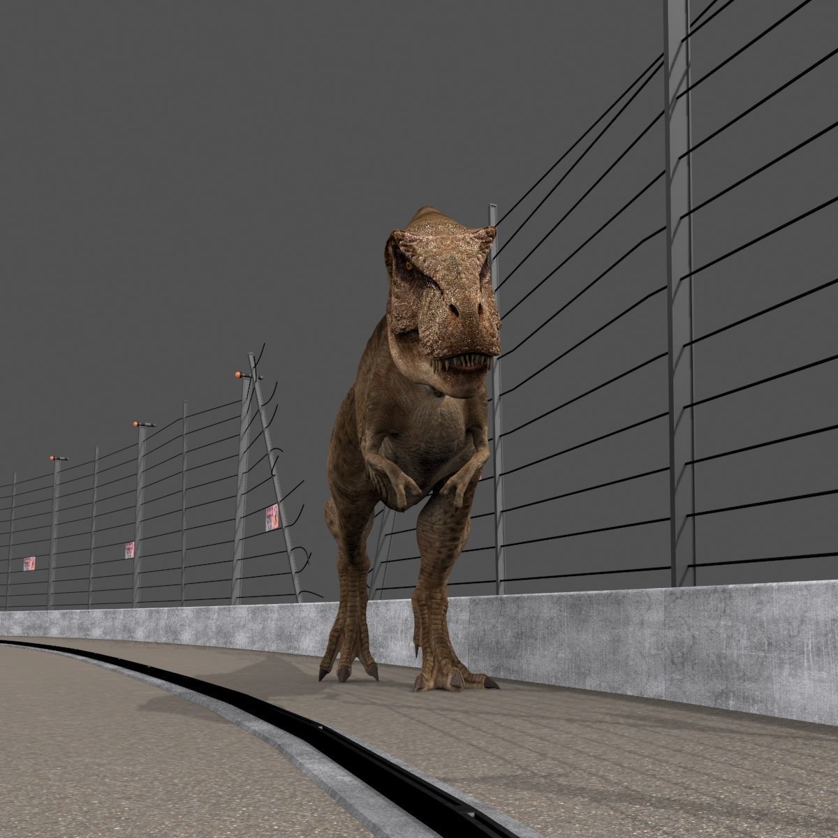 8K JP T REX 3D model_36
