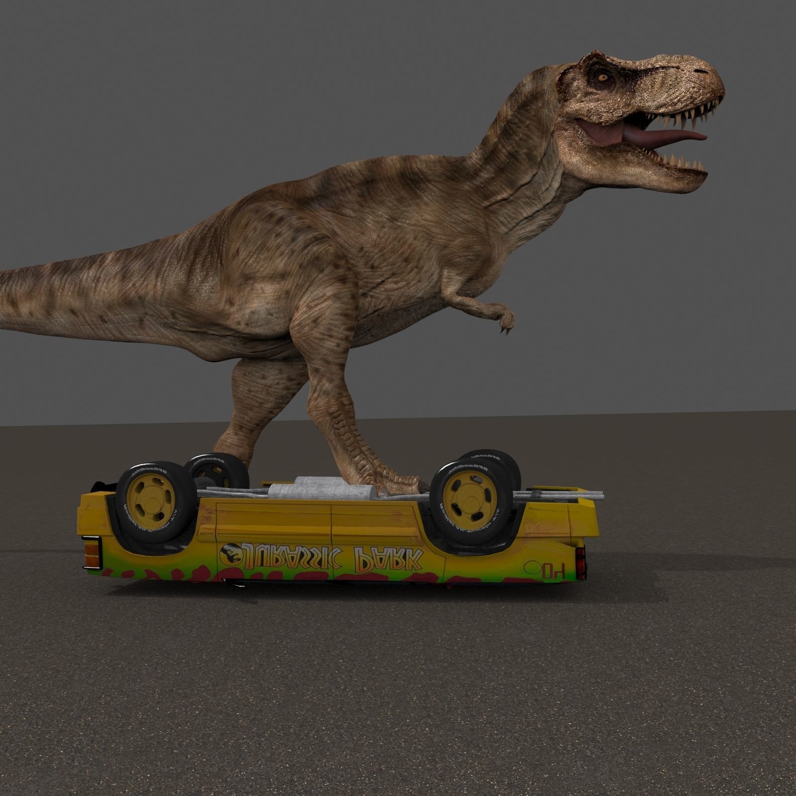 8K JP T REX 3D model_60