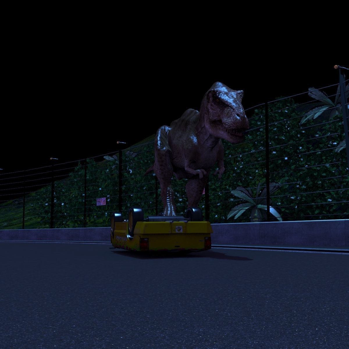 8K JP T REX 3D model_43