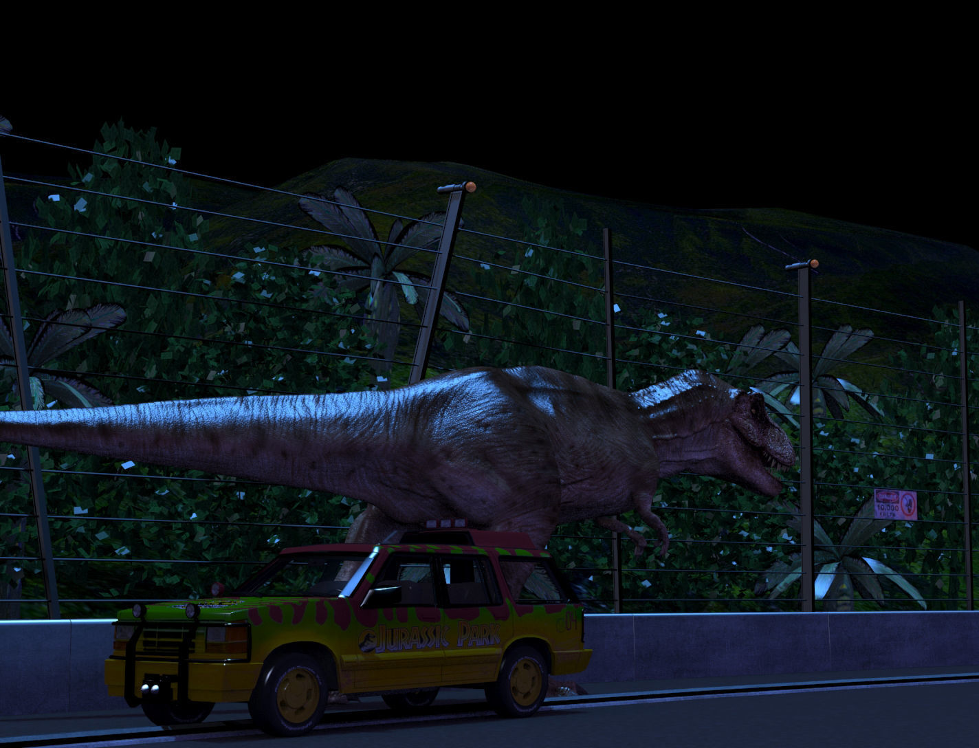 8K JP T REX 3D model_101