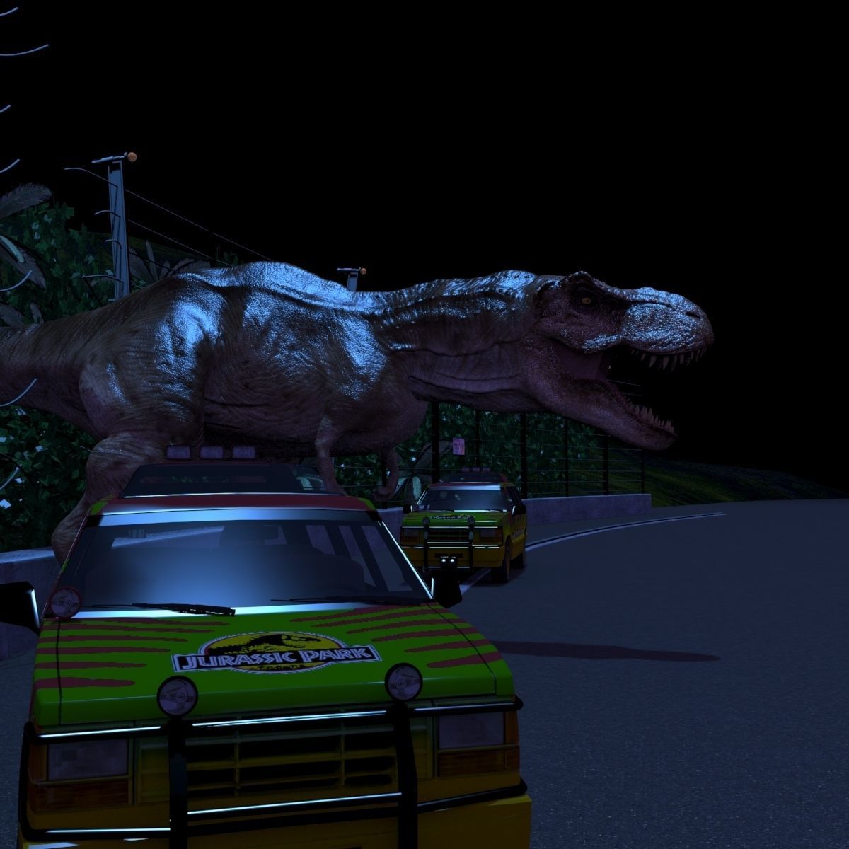 8K JP T REX 3D model_93