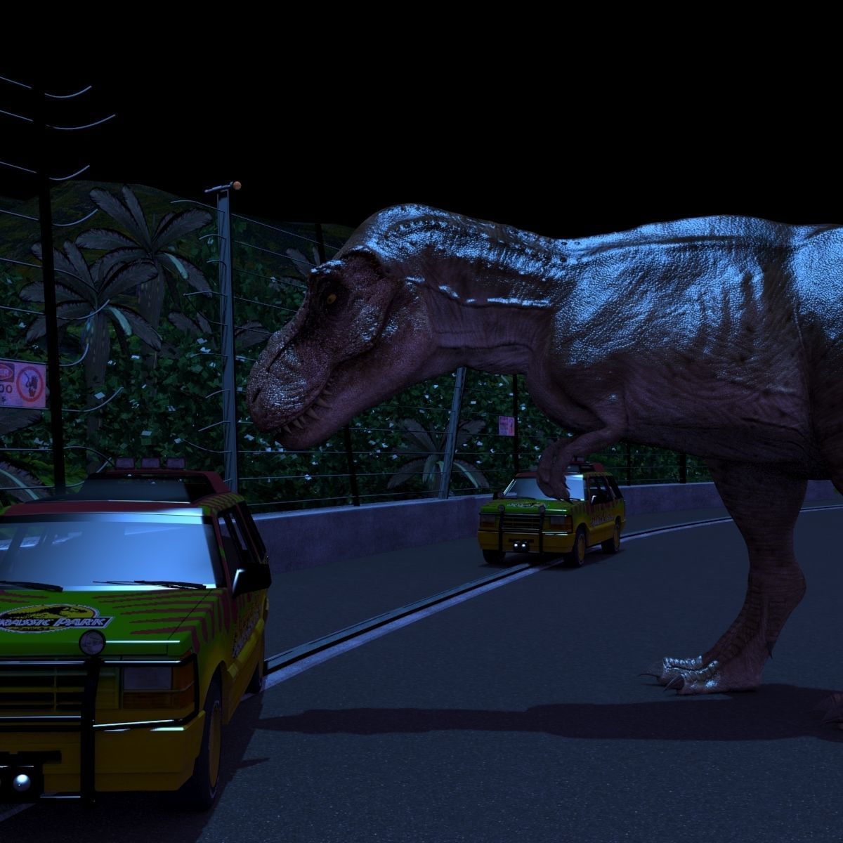 8K JP T REX 3D model_78