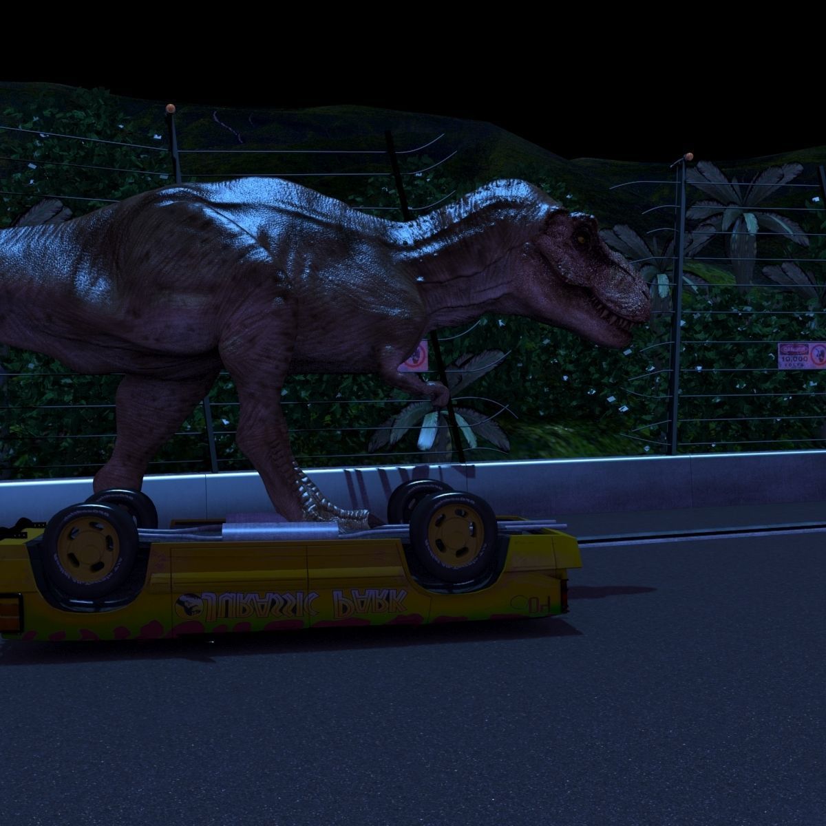 8K JP T REX 3D model_44