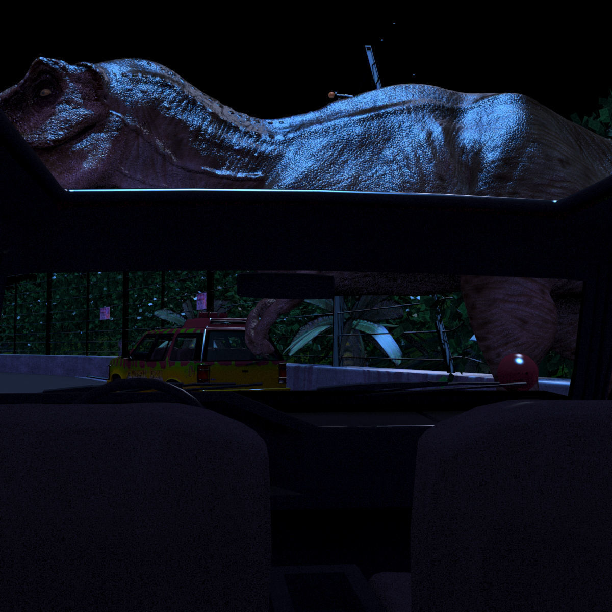 8K JP T REX 3D model_111